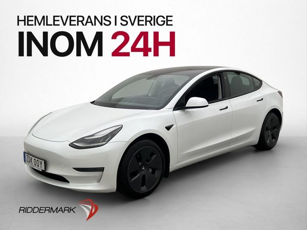 Tesla Model 3 Long Range AWD Värmepump Pano Skinn Moms 440hk - 2021