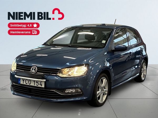 Volkswagen Polo 5-dörrar 1.2 TSI DSG S&V/Psens/AdaptivFart/LED-ramp - 2016