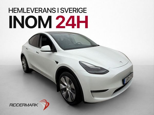 Tesla Model Y Long Range AWD 514hk Värmepump Rattvärme Drag - 2023