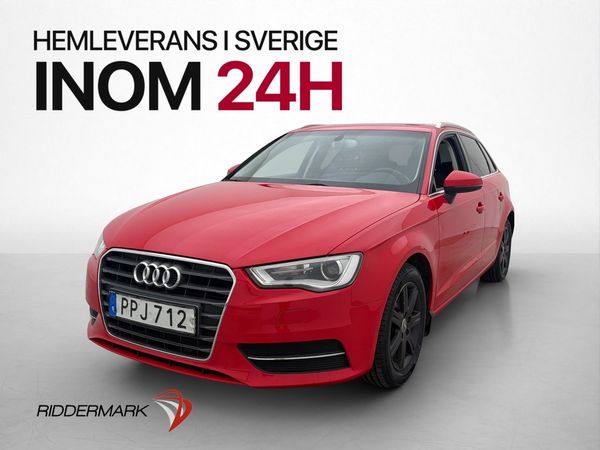 Audi A3 SB 1.4 TFSI 125hk Attraction Bluetooth Farthållare - 2015