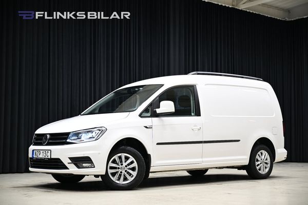 Volkswagen Caddy Maxi DSG 102HK Nedlackad|DrivePremium|Drag|Värmare|Xenon - 2020