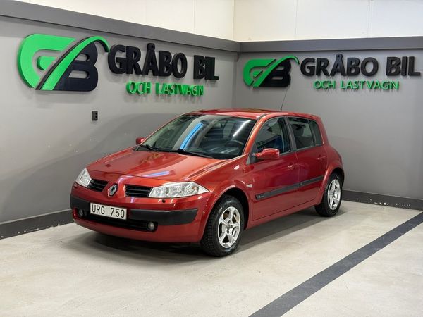Renault Megane 5-dörrar 1.6 Euro 4 / 7997MIL 0% RÄNTA 36-MÅNADER - 2004