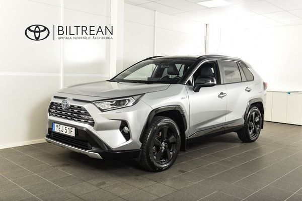 Toyota RAV4 2,5 Elhybrid AWD Style Backkamera JBL Drag M&K-Värm - 2019