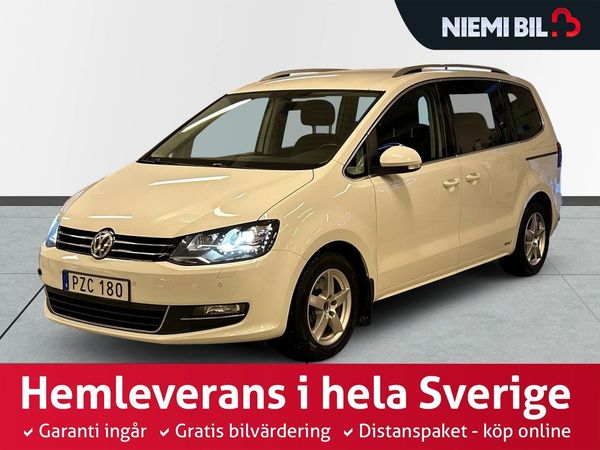Volkswagen Sharan 7-sits 2.0 TDI 4Motion Kamera/P-Värm/SoV-Däck/M-Värm - 2017