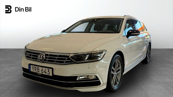 Volkswagen Passat Sportscombi TDI190 DSG R-Line/Executive/P-värmare/Drag - 2018
