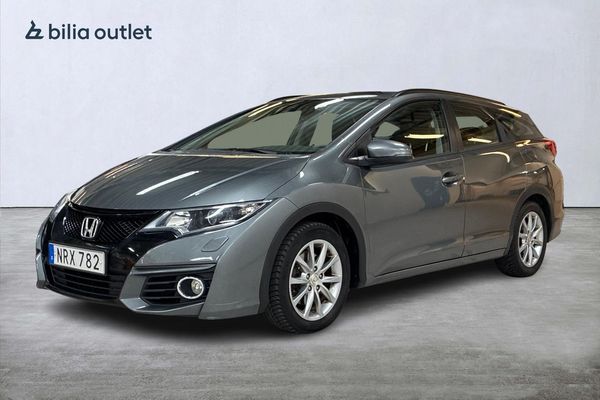 Honda Civic Tourer 1.6 i-DTEC Elegance 120hk Navi Drag Backkamera - 2016