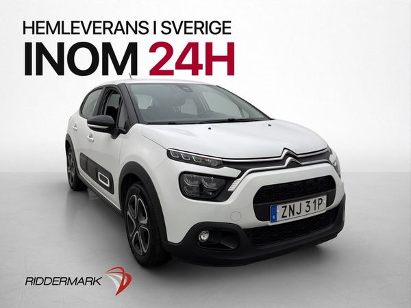 Citroen C3 1.2 PureTech 83hk Feel Sensorer CarPlay Farthåll - 2021