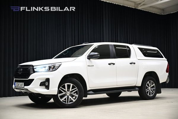 Toyota Hilux 2.4 AWD 150HK Automat|Kåpa|Drag|Webasto|EnÄgare|Leasbar - 2020