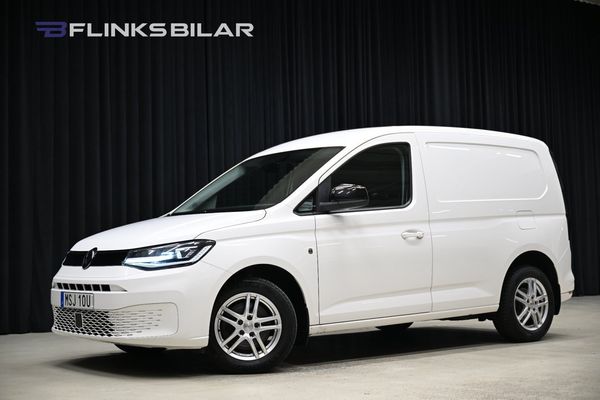 Volkswagen Caddy DSG 122HK Nedlackad|LED|GPS|Backkamera|EnÄgare|Leasbar - 2023
