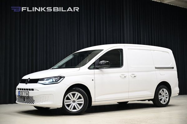 Volkswagen Caddy Maxi DSG 122HK Nedlackad|LED|Dubbeldörr|Dubbelgolv|Leasbar - 2023