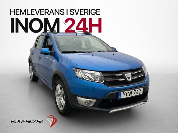 Dacia Sandero Stepway 0.9 TCe 90hk 2-Brukare M-Värmare Navi - 2016