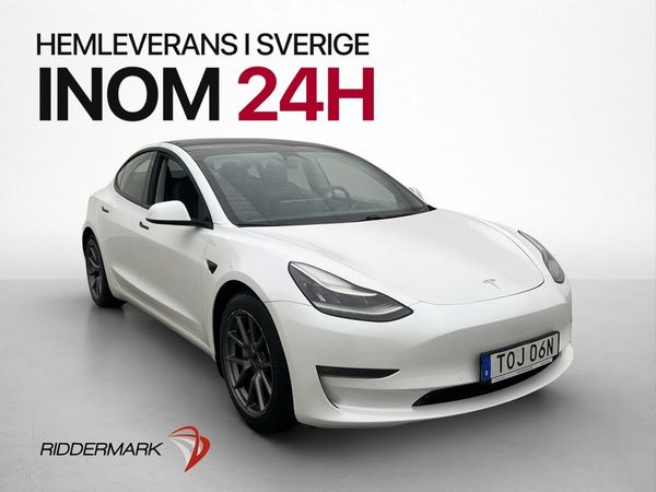 Tesla Model 3 Long Range AWD Värmepump Pano Kamera Navi AP - 2021