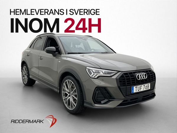 Audi Q3 150hk S-Line Cockpit B&O Värmare Matrix Kamera Drag - 2019