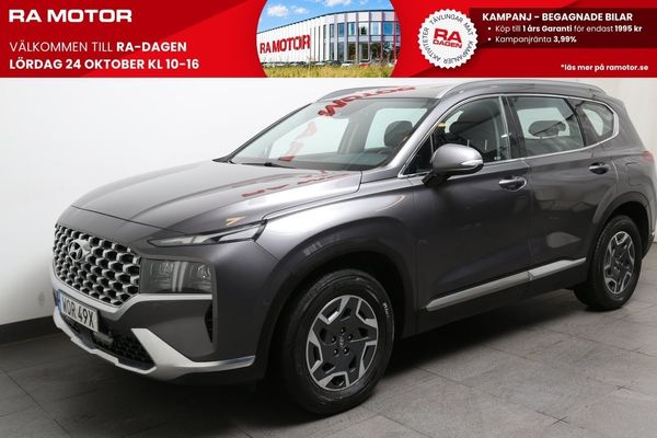 Hyundai Santa Fe 1,6 HEV Hybrid 230HK Aut 4WD 7-sits Motorv Dragkrok - 2021