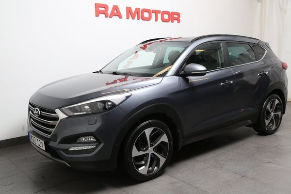Hyundai Tucson 1,6 T-GDI 177hk Premium AWD Aut Navi Skinn Pano Drag - 2016
