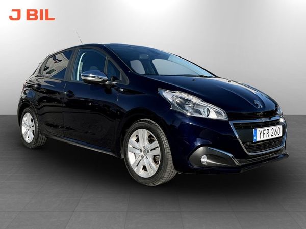 Peugeot 208 5D Style 1.2 PT 82hk Aut PANO BACKSENSORER - 2016