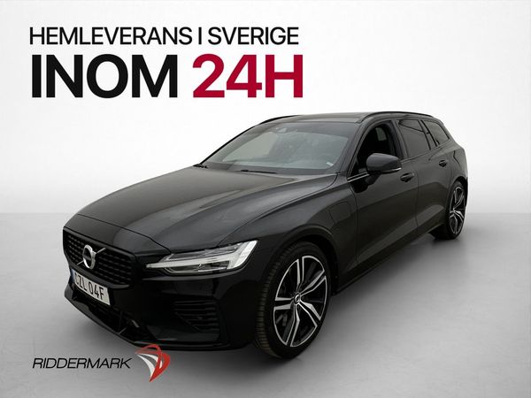 Volvo V60 Recharge T6 AWD 350hk R-Design Värmare Pano Drag - 2022
