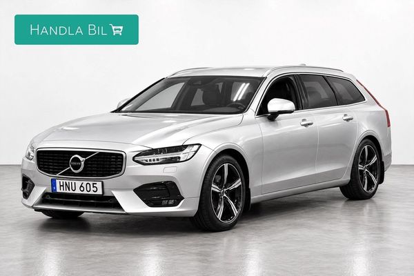 Volvo V90 D4 AWD R-Design D-Värm Rattvärme Dragkrok - 2018