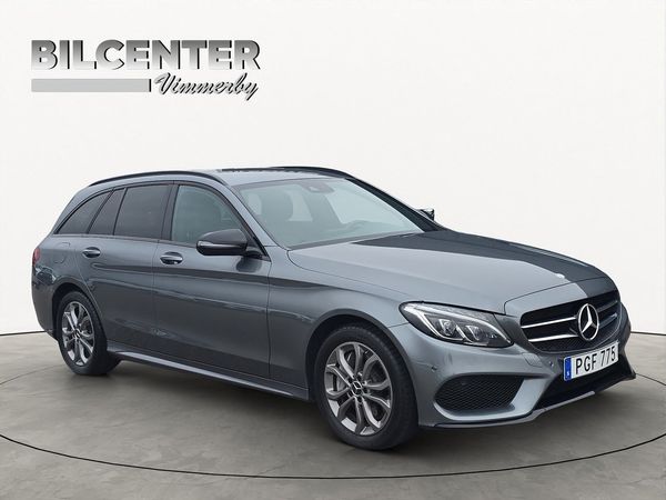 Mercedes C250 T 4M AMG Drag B-kamera GPS Burmester - 2017