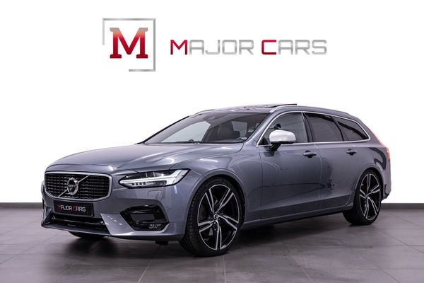 Volvo V90 T6 AWD R-Design Pano B&W 21" Nappaläder 360° HuD Drag - 2018