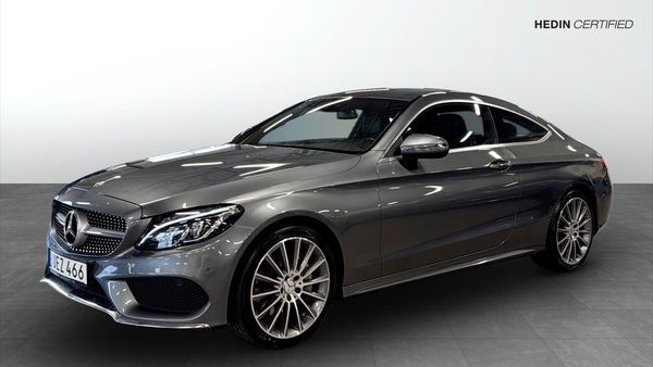 Mercedes C300 COUPÉ 245 hk AMG Burmester LED Backkamera Navi - 2018