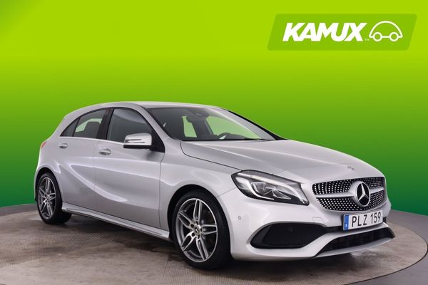 Mercedes A180 AMG 1-ägare! B-Kam CarPlay Skinn - 2018