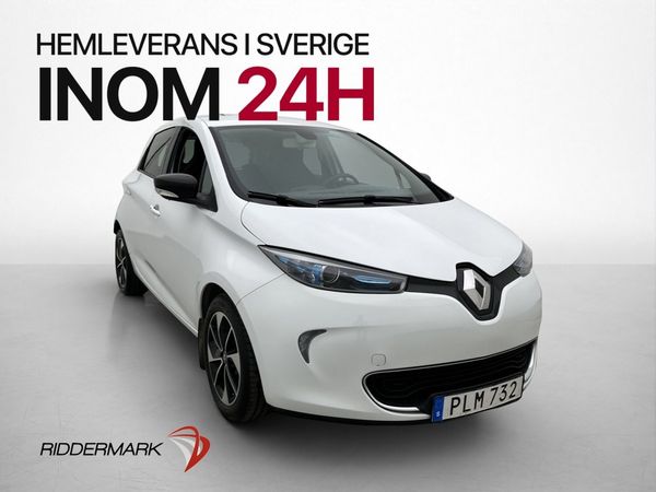 Renault Zoe 41 kWh Friköpt Batteri Backkamera 92hk - 2017