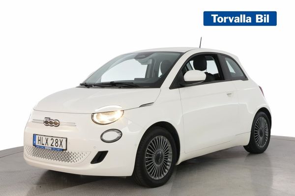 Fiat 500e Icon 42 kWh 118hk B-kamera Navi Värmare Carplay MOMS - 2021
