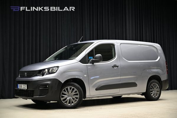 Peugeot Partner 130HK L2 Automat|Inredd|Drag|Värmare|EnÄgare|Leasbar - 2021