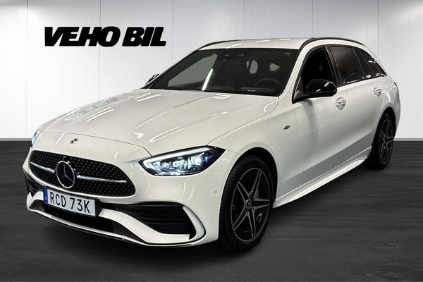 Mercedes C300 e AMG 360° Styrassistent Drag Navi Elstolar Carplay - 2025