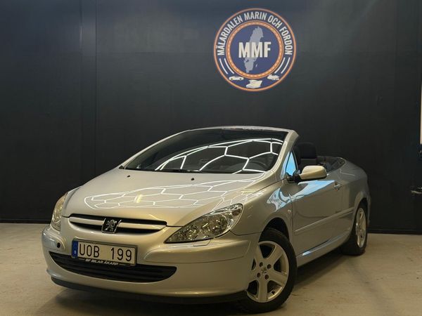 Peugeot 307 CC 2.0 Manuell, 136hk Cabriolet 1,95% Ränta Lågamil - 2004