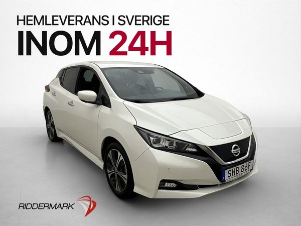 Nissan Leaf 40kWh MOMS N-Connecta 360° Värmepump Bluetooth - 2022