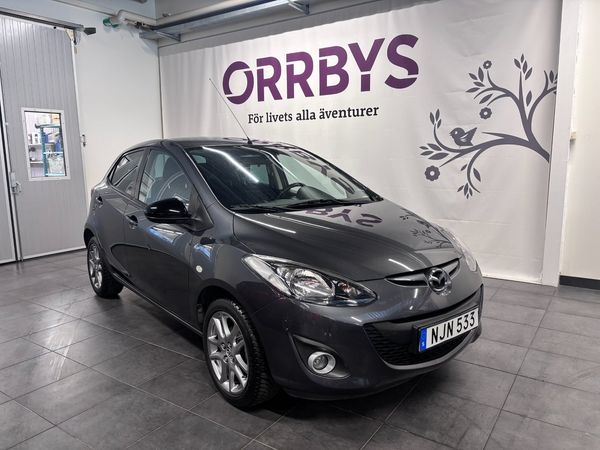 Mazda 2 5-dörrar 1.3 MZR Spirit 84Hk Aux P-sensorer A/C - 2013