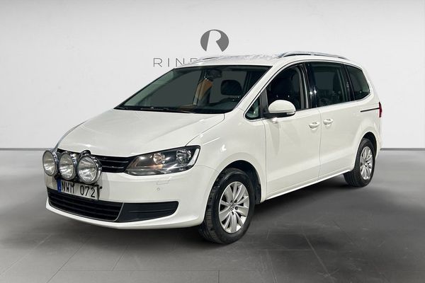 Volkswagen Sharan 2.0 TDI 140 HK 4M DRAG M&K PDC 7-SITS KAMREM BYTT 16" - 2014