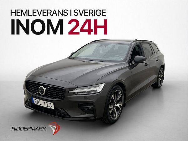 Volvo V60 B4 Plus Dark Skinn Värmare 360° Google Drag 197hk - 2023