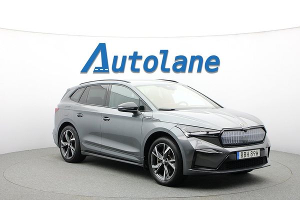 Skoda Enyaq 85x SportLine, Drag, 360°, Elstolar, Canton 286hk - 2025