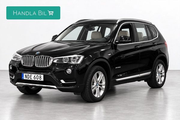 BMW X3 xDrive20d xLine H/K HUD Pano Skinn D-Värm 1-brukare - 2016