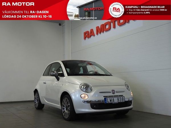 Fiat 500 C 1.2 8V 69hk Lounge Cab | Skinn | - 2012
