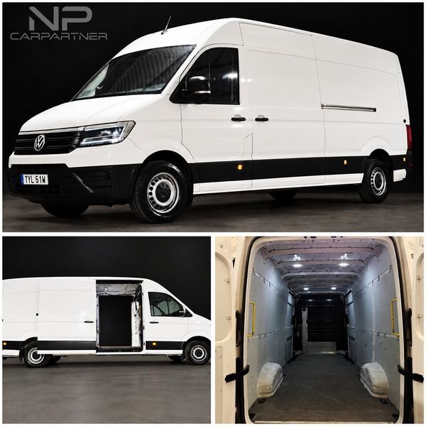 Volkswagen Crafter L4H3|LÅNG|2xSKJUTDÖRRAR|MOMS|VÄLSERVAD|Värmare|3-Sits| - 2023