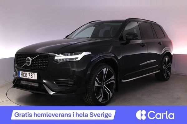 Volvo XC90 7-sits T8 Ultra Dark B&W Pano Vent/Massage Drag - 2025