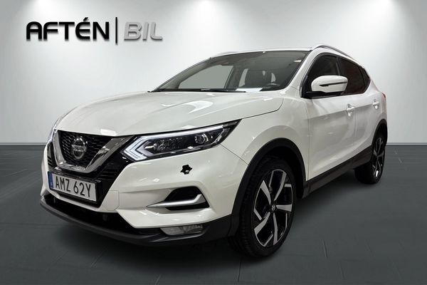 Nissan Qashqai 1.3 DIG-T Tekna Dragkrok,Läder,360 kamera,Navi,Carplay - 2021