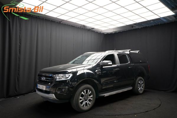 Ford Ranger Bi-Turbo 4x4 WILDTRAK KÅPA LÄDER D-VÄRM DRAG KAMERA DIF - 2019