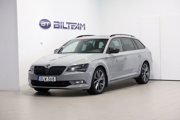 Skoda Superb Combi Sportline 2.0 TSI 272 DSG 4X4 Drag Värmare Panora - 2019