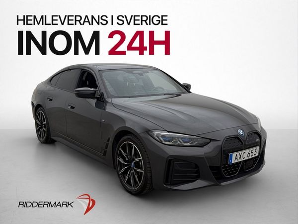 BMW i4 M50 xDrive 544hk Navi 360° H/K Värmepump Drag MOMS - 2024