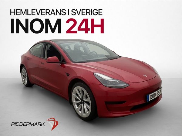 Tesla Model 3 Standard Range Värmepump AP Pano Kamera MOMS - 2022