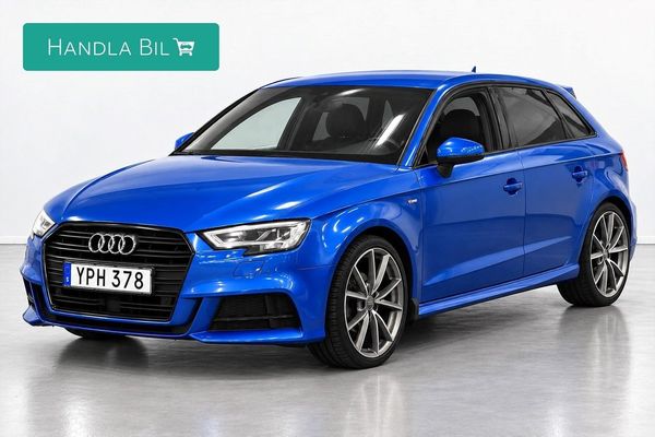 Audi A3 Sportback 1.5 TFSI S-line Svart optik LED Navi Nyservad - 2018
