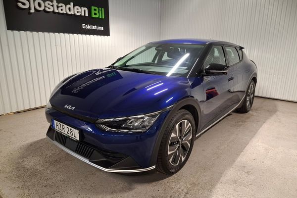 Kia EV6 77.4 kWh PLUS Led Drag GPS Skinn Digitala Mät Elstolar - 2022