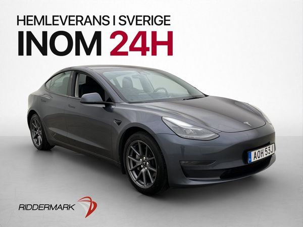 Tesla Model 3 Long Range AWD Dragkrok Värmepump Rattvärme AP - 2022