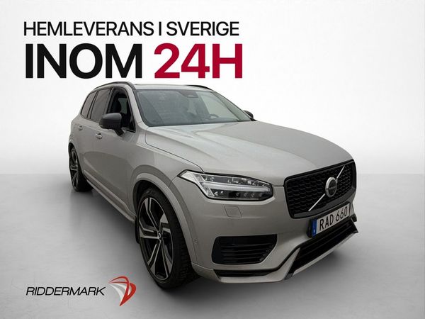 Volvo XC90 Recharge T8 Plus Dark 7-Sit B&W Luft Massage Drag - 2023