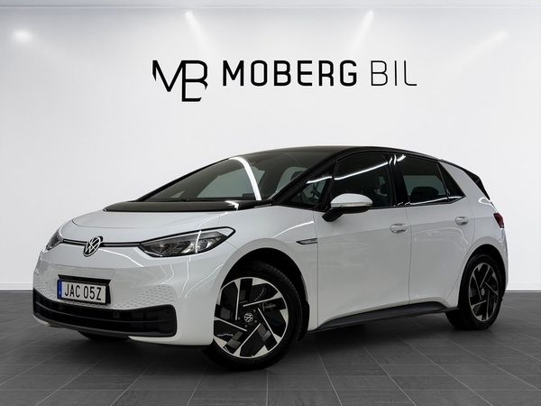 Volkswagen ID.3 Pro Performance 204hk Värmare Navi CarPlay MOMS - 2023